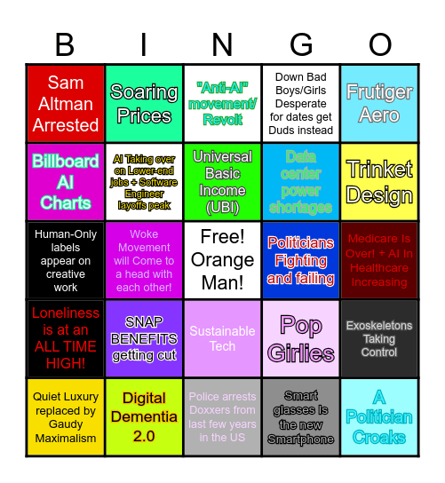 This is My Year! Bingo Card