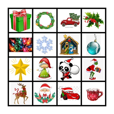 Christmas Bingo Card