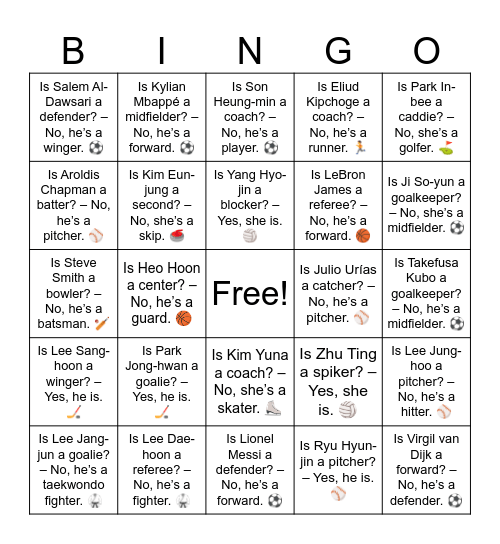 B9 L1Is Babe Ruth a pitcher? – Yes, he was one! ⚾ Bingo Card