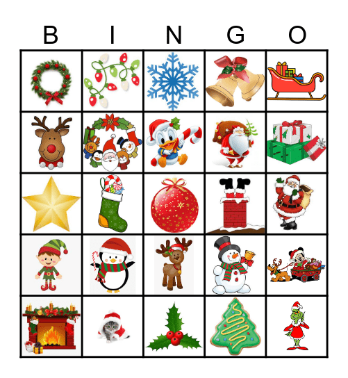 Christmas Bingo Card