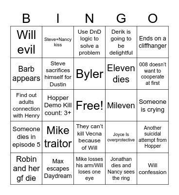 ST S5V2 Bingo Card