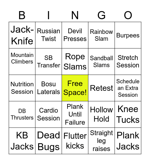 New Beginnings BINGO! Bingo Card