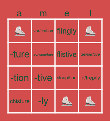 winter wonderland ❄️ Bingo Card