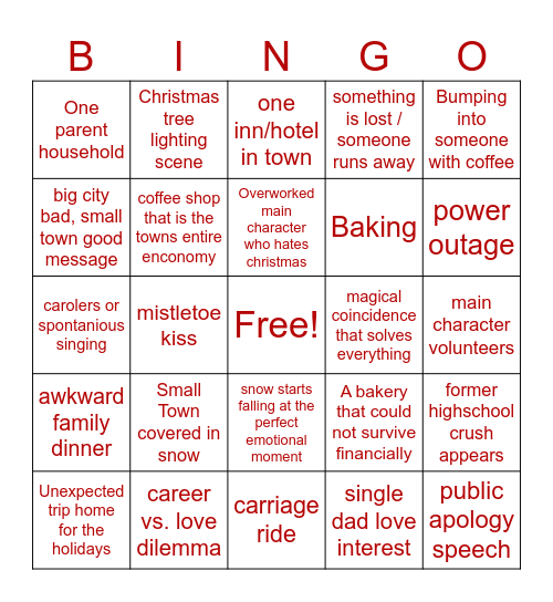 Christmas Bingo 2025 Bingo Card