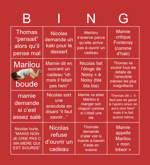 Spécial Berthelot Bingo Card
