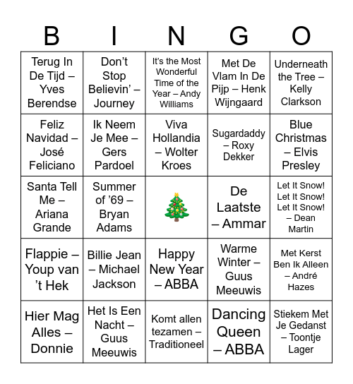 Bingo 🎄 Bingo Card