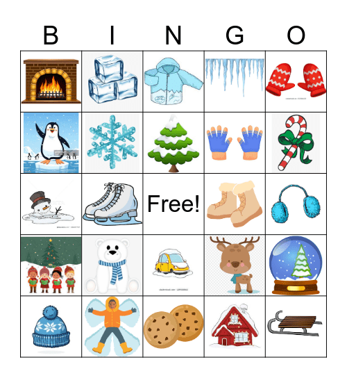 Winter Bingo Card
