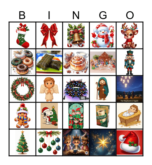 Bingo Navideño Bingo Card