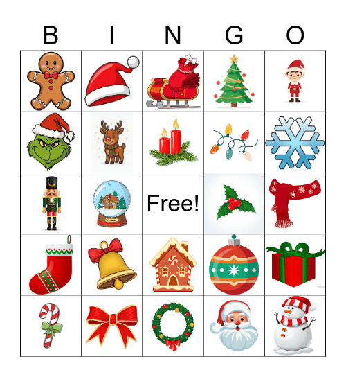 CHRISTMAS BINGO Card