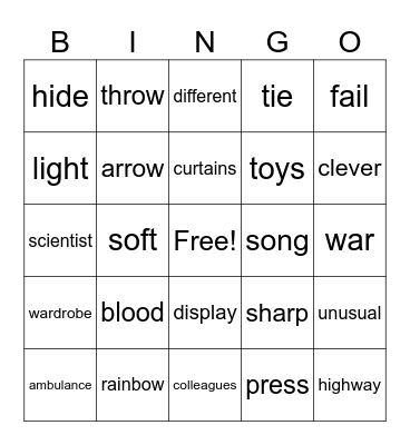 Life A1+ Bingo Card