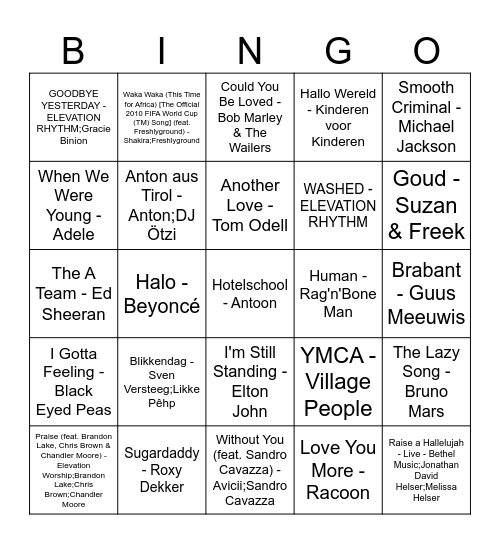 WiMtersport 2026 Bingo Card