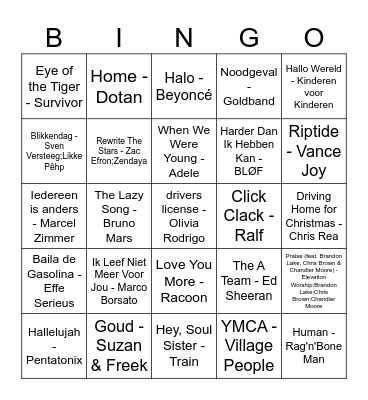 WiMtersport 2026 Bingo Card