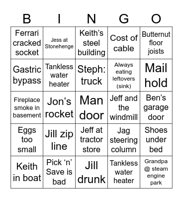 Christmas Bingo 2025 Bingo Card
