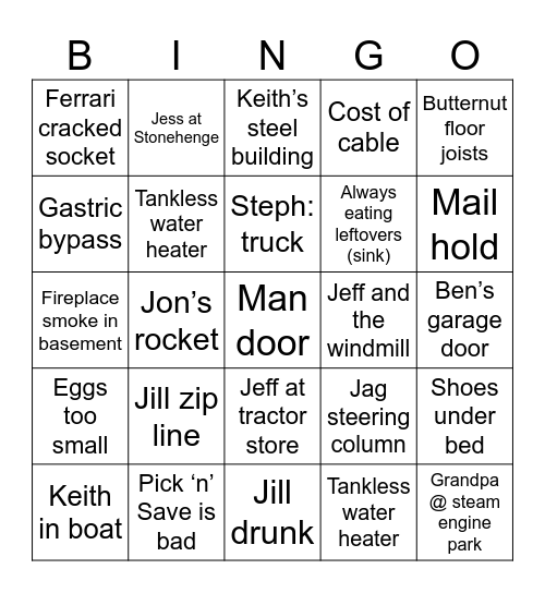 Christmas Bingo 2025 Bingo Card