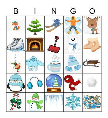 Winter Bingo Card