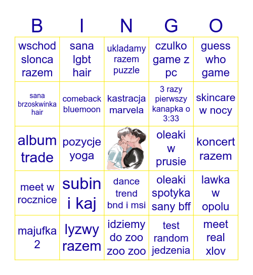 bingo sanopek 2026 Bingo Card