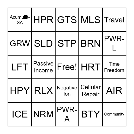 Brews & Botanical Bingo Card