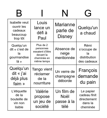 Bingo de Noël 2025 - Brigitte Bingo Card