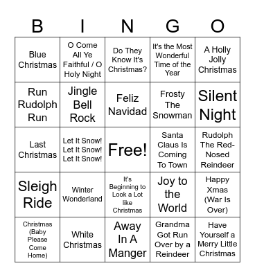 Christmas MB Round #4 (12-22-2025) Bingo Card