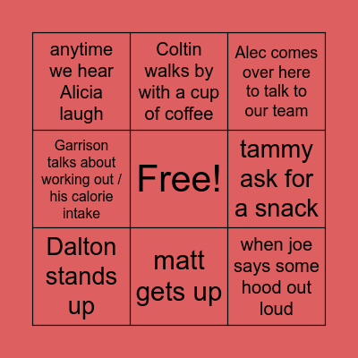 xmas bingo Card