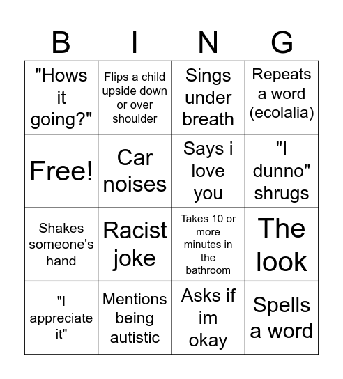 Everest at Christmas Bingo Card