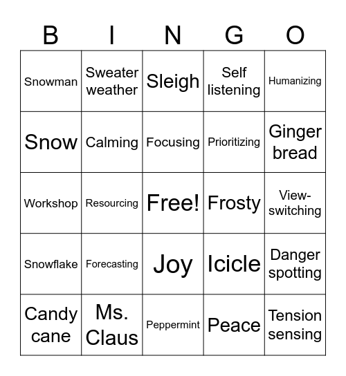 TC Bingo Card