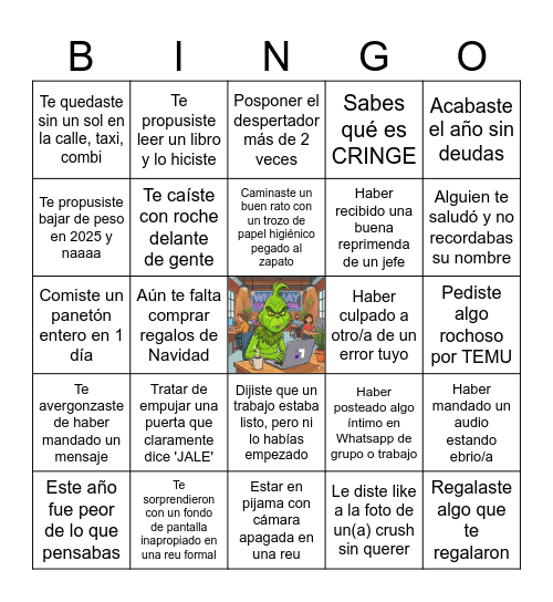 WichayNavidá Bingo Card