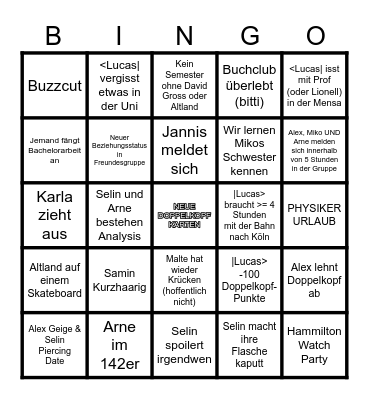 No-Brains-No-Flowers Bingo Card