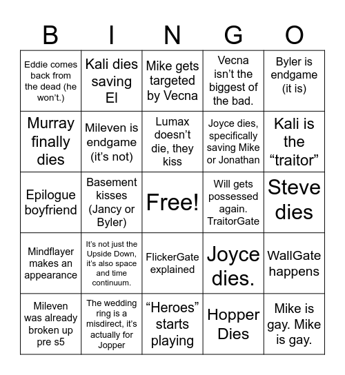 BYLER BOOK CLUB Bingo Card