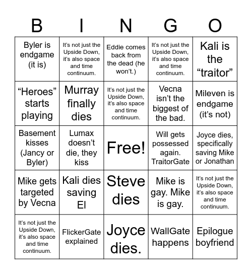 BYLER BOOK CLUB Bingo Card