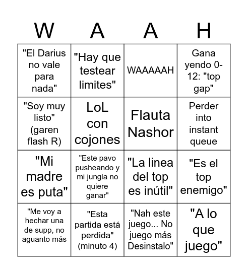 bingaso Bingo Card