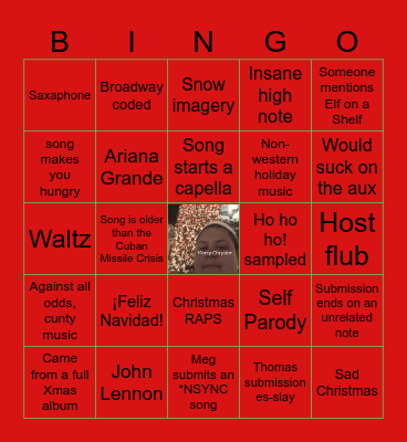 Untitled Chrysler Bingo Card
