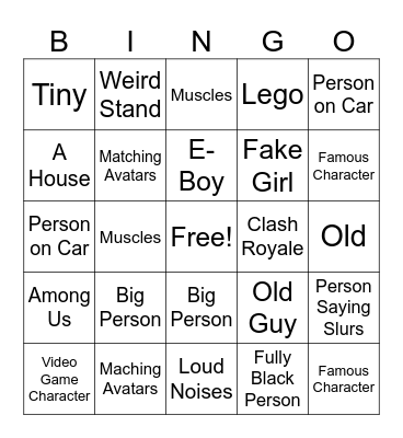 Mic Up Bingo Card