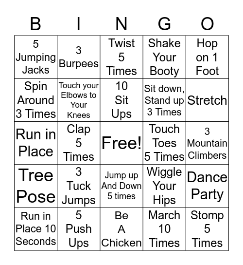 Ben's Birthday Bingo Board Bingo Card