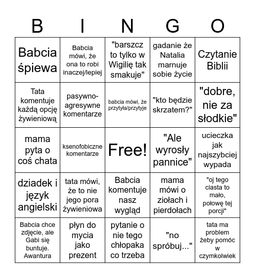 nejcnsnxitek Bingo Card
