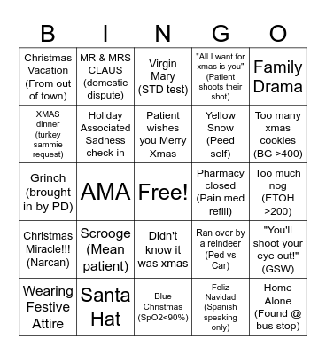 2025 ED BINGO Card