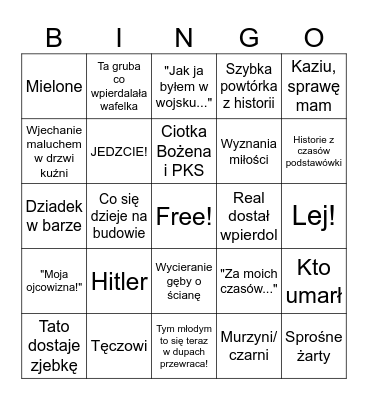Pipojawa time Bingo Card