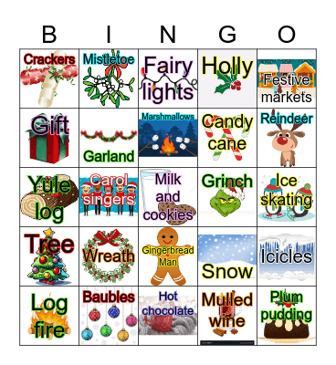 Festive Bingo! Bingo Card