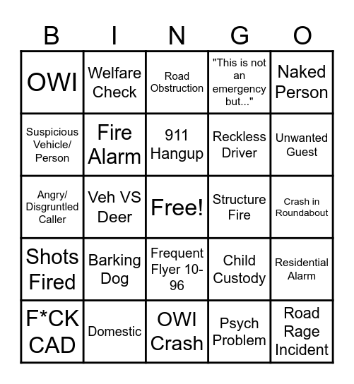 CHRISTMAS DISPATCH BINGO Card