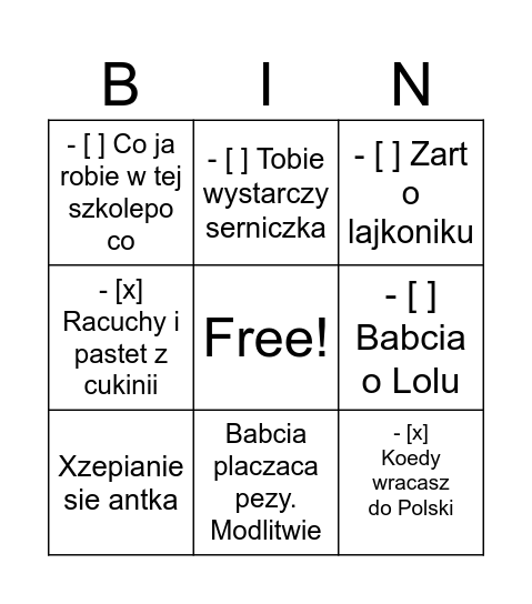Bingo daga Bingo Card