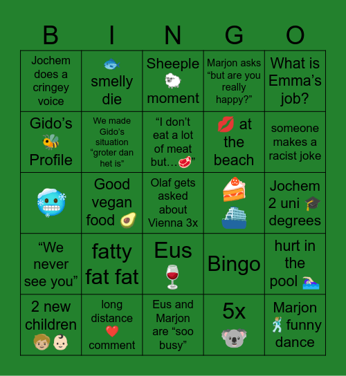 🎄Christmas 2025🎄 Bingo Card