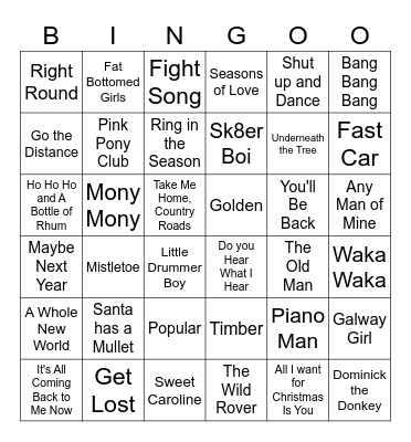 Christmas Bingo Card