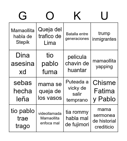 MATHIAS Bingo Card