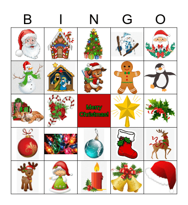 Christmas Bingo Card
