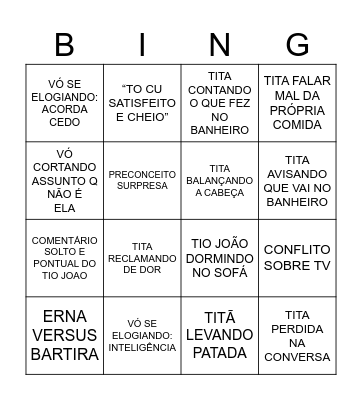 Scucuglia 2025 Bingo Card