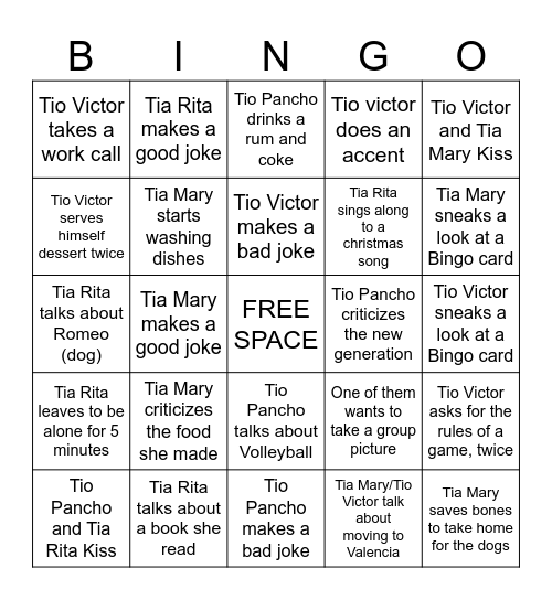 Penny Lane Christmas Bingo 2025 Bingo Card