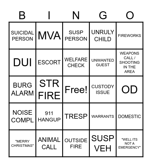 CCOM BINGO Card