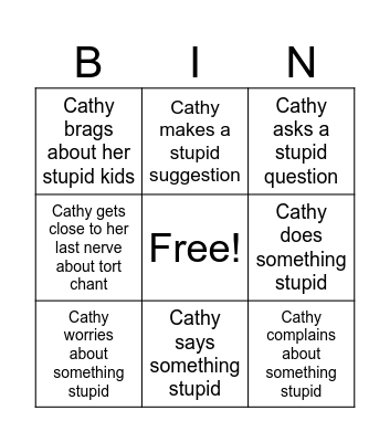 Hancock Christmas Bingo Card