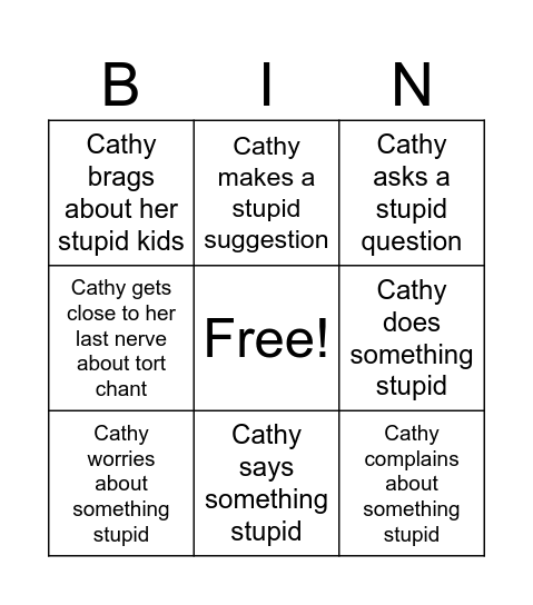 Hancock Christmas Bingo Card