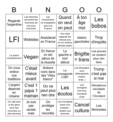 XMAS 2026 Bingo Card
